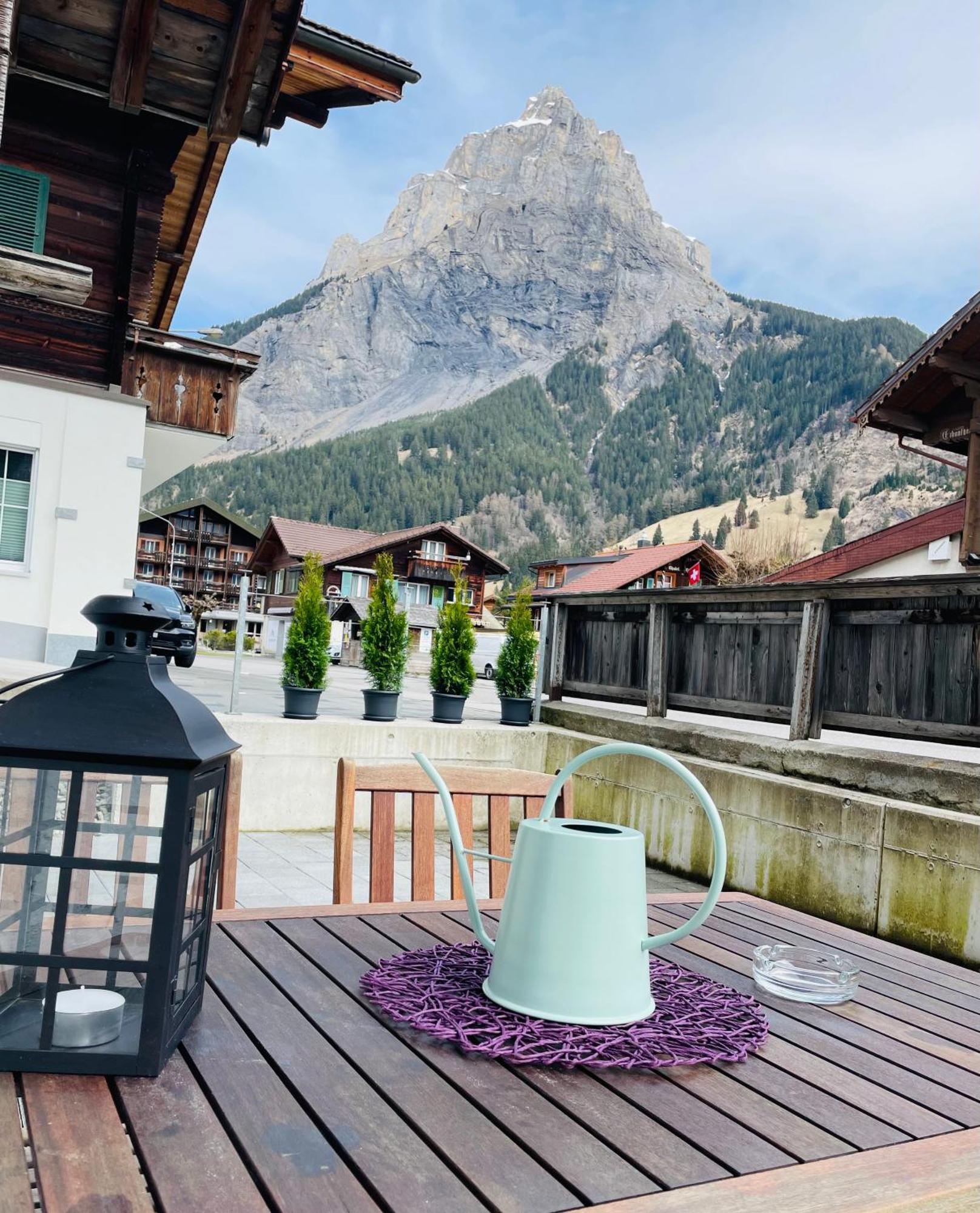 Charming, Well-Equipped Alpine Apartment Kandersteg Bagian luar foto